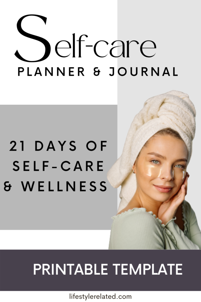 Lifestyle Related Shop, self care template