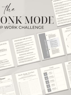 Monk Mode: The 30 Day Deep Work Challenge