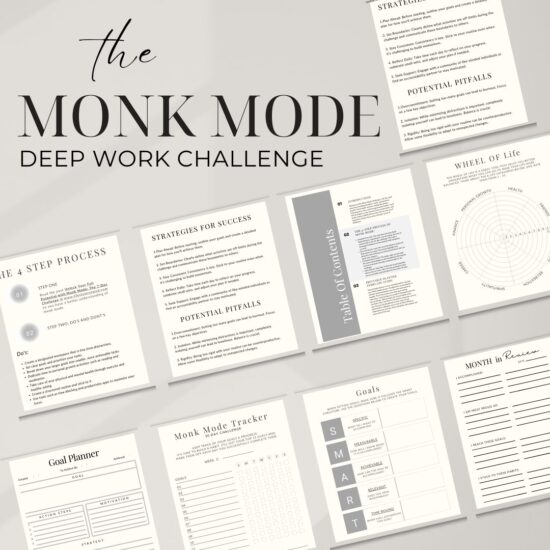 Monk Mode: The 30 Day Deep Work Challenge