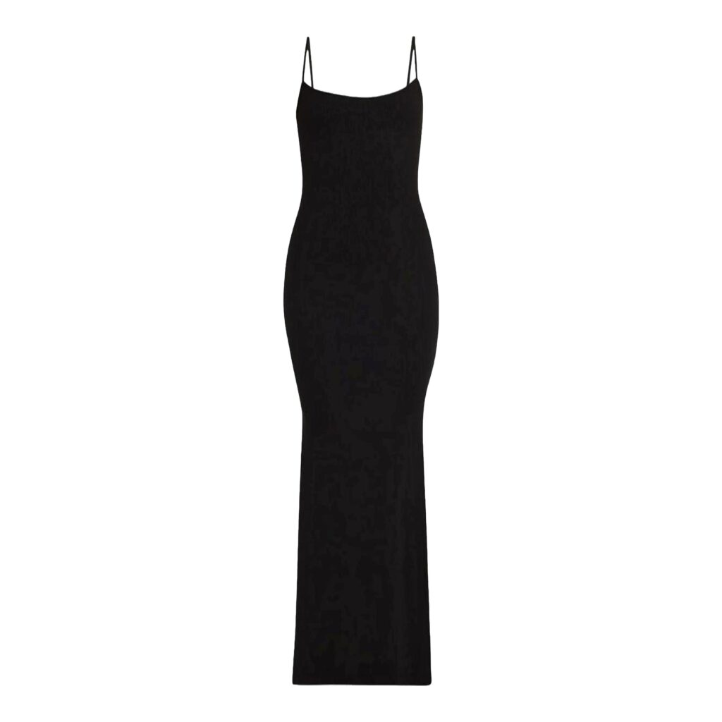 SKIMS | Soft Lounge Ribbed Long Stretch-Modal Slip Dress