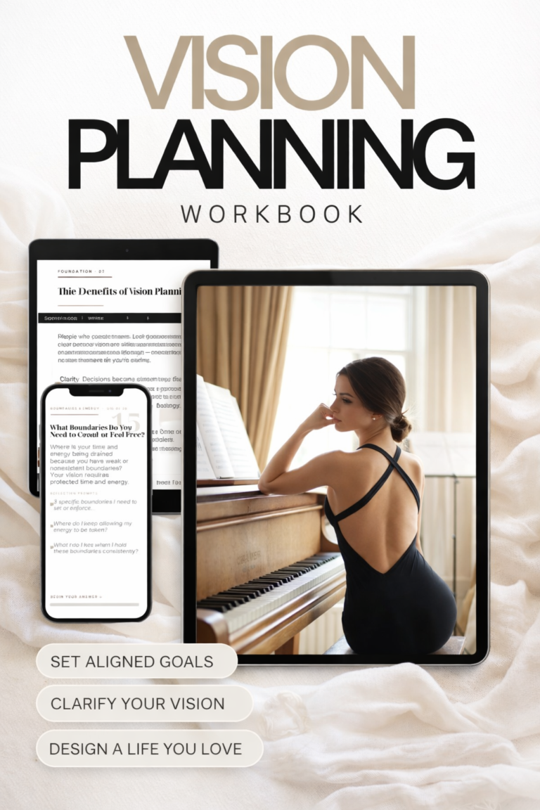 The cover page of the Vision Planning Workbook