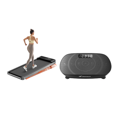 The popular walking pad and curved vibration plate a must have for the soft life woman