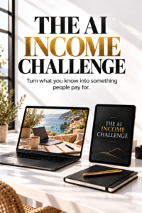 AI Income Challenge- turn What you know into Income