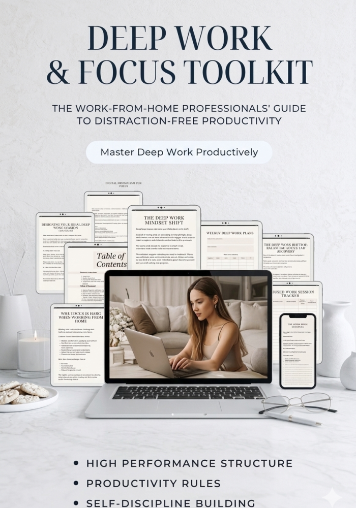 Deep Work & Focus Toolkit Workbook